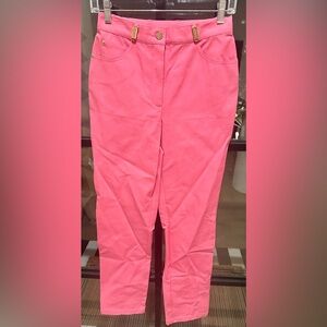 St. John Knit By Marie Gray Pink Denim Jean